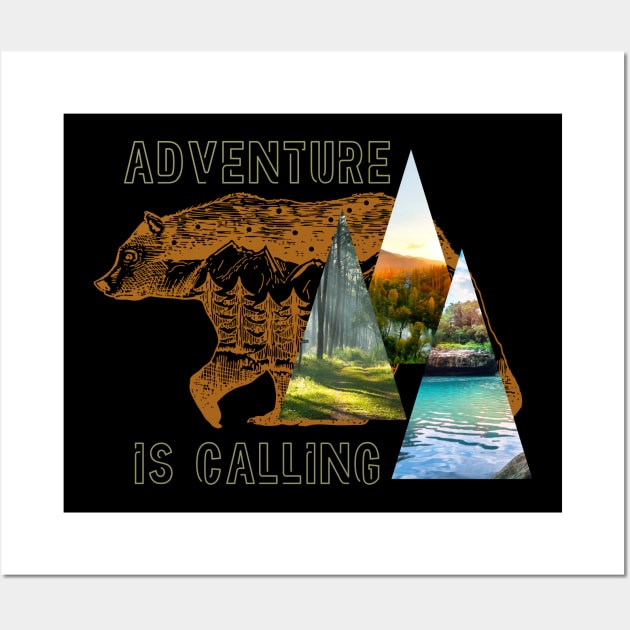 Adventure is calling Wall Art by T-Crafts